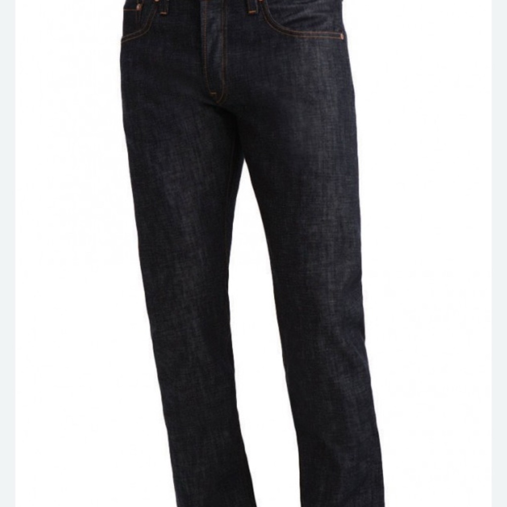 J Brand Kane Black Straight Jeans